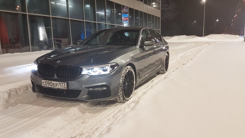 BMW f30 зима