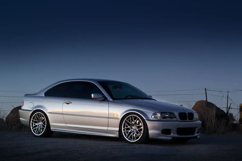BMW e46 Coupe 330ci серебро