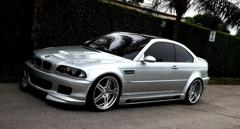 BMW 3 e46 Coupe Silver