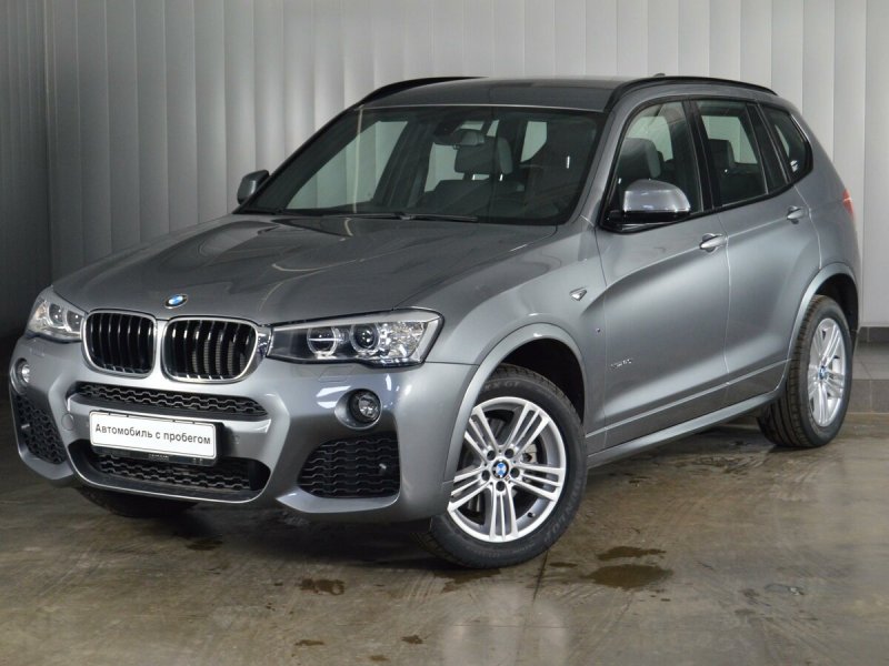 BMW x3 серый