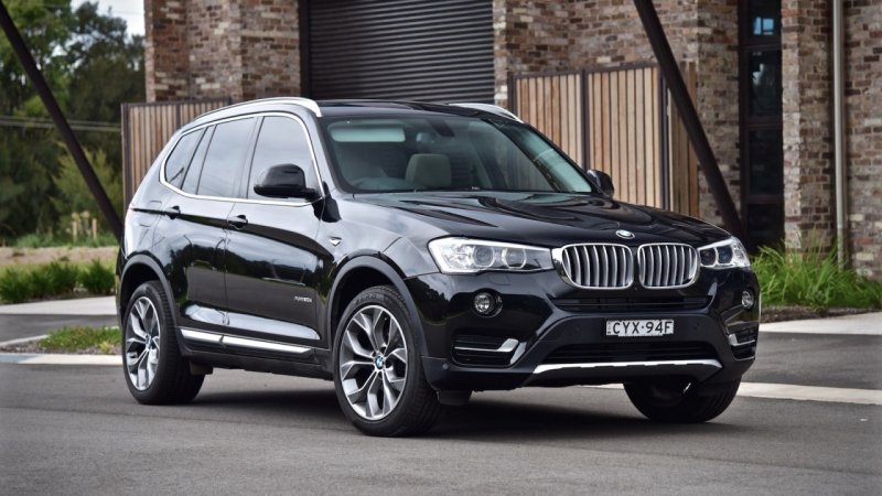 BMW x3 черный