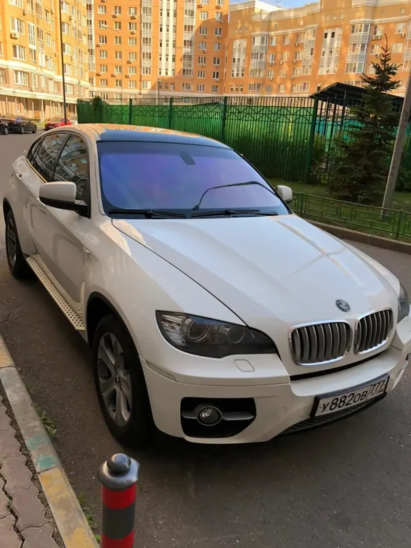 BMW x6 белый 2008