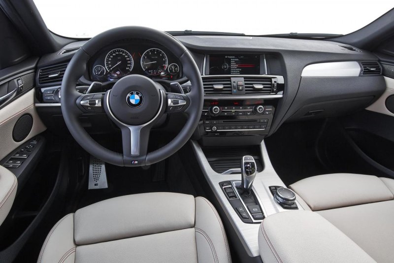 BMW x4 салон
