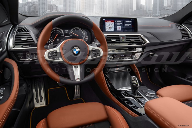 BMW x4 2019 салон