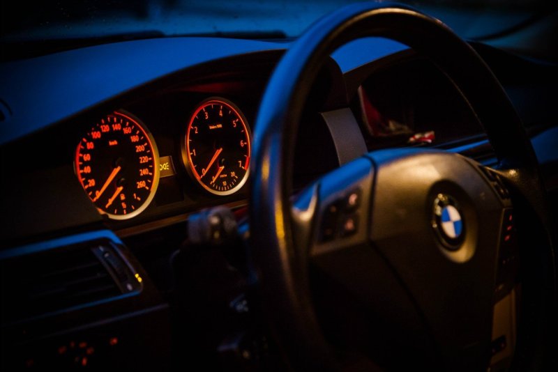 BMW вид из салона