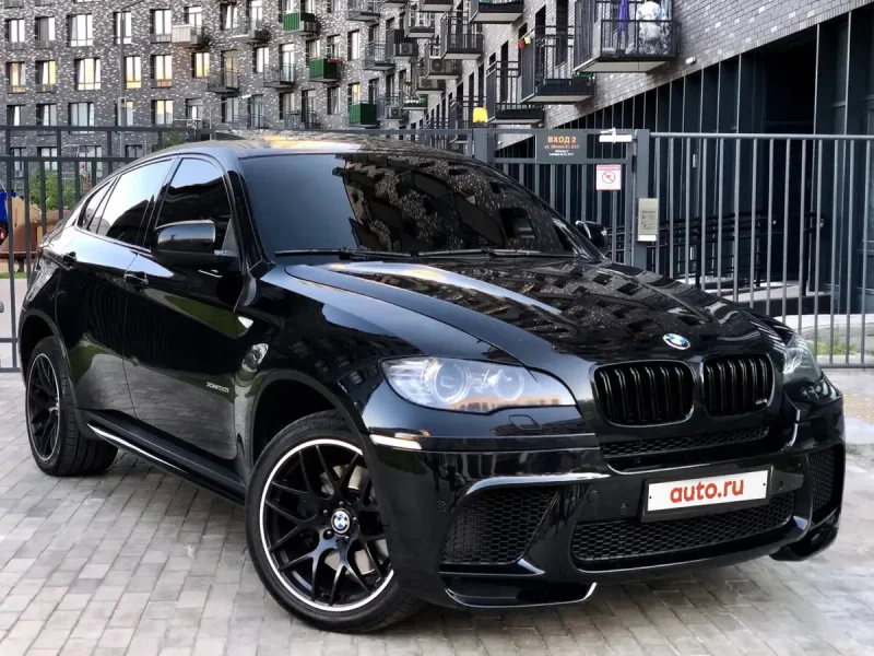 BMW x6 черный