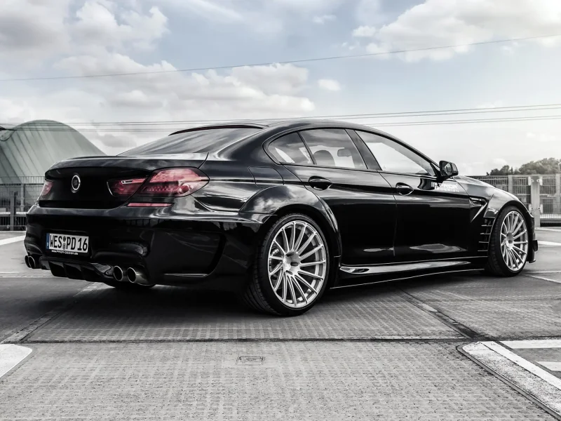 Black Tuning BMW m6 Gran Coupe