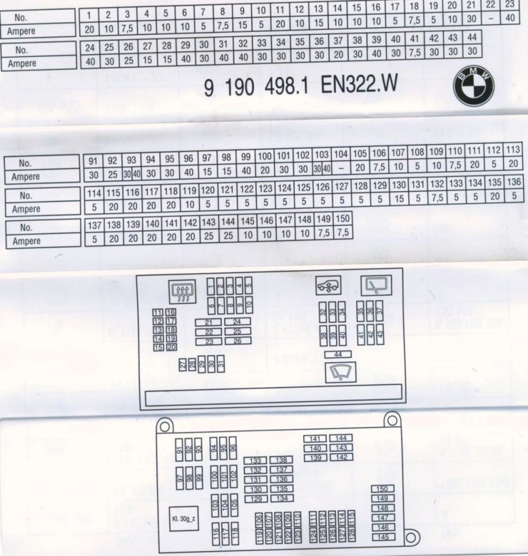 X5 e70 схема предохранителей
