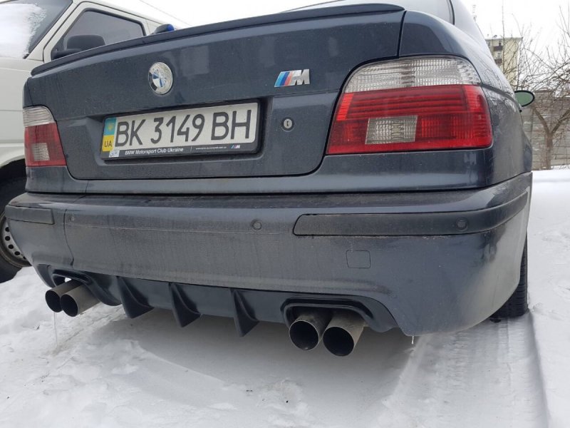 Задний диффузор BMW e39