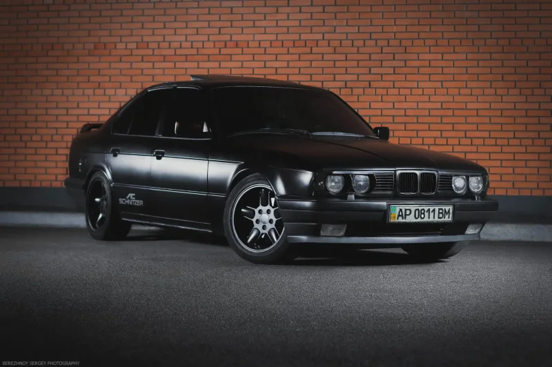 BMW 525 e34 черная