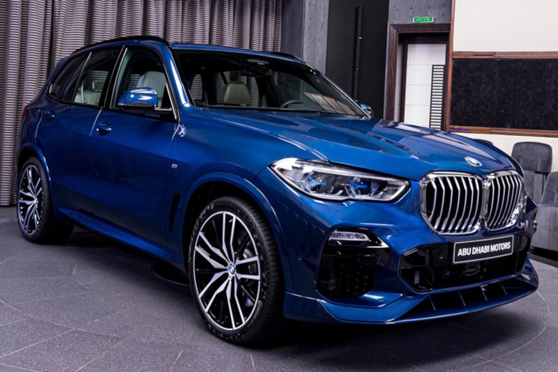 BMW x5 g05 синий