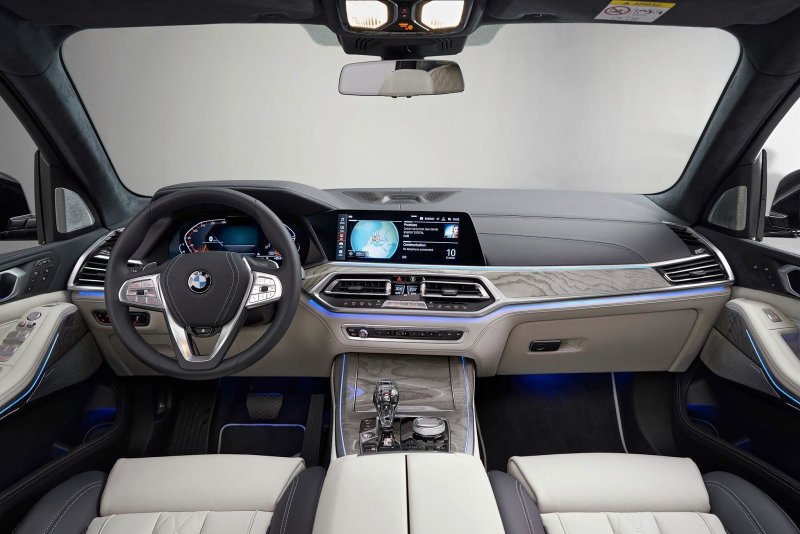 BMW x7 салон