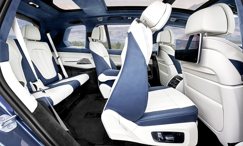 BMW x7 2021 салон