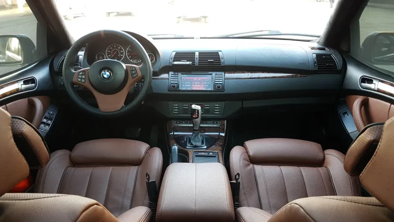 BMW x5 e53 светлый салон