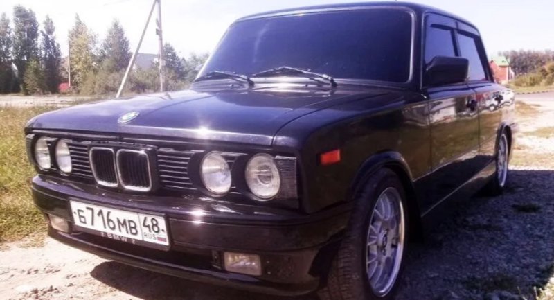 ВАЗ 2106 И БМВ 34