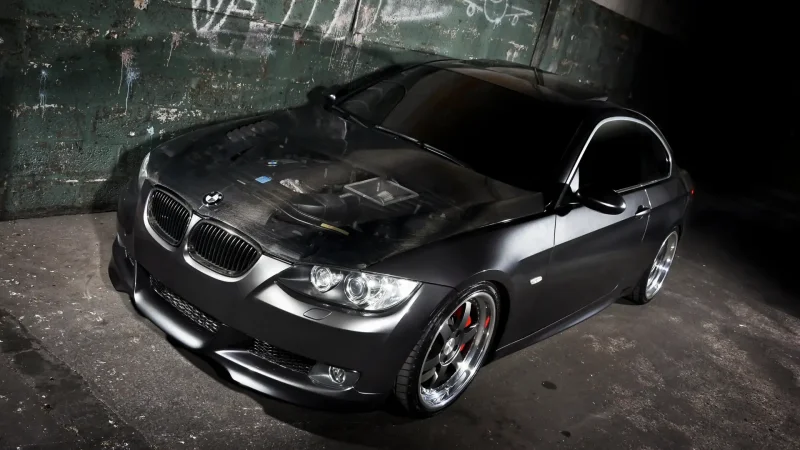 BMW e92 черная
