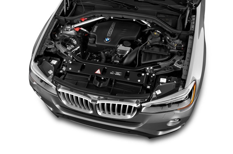 BMW x3 f25 моторный отсек
