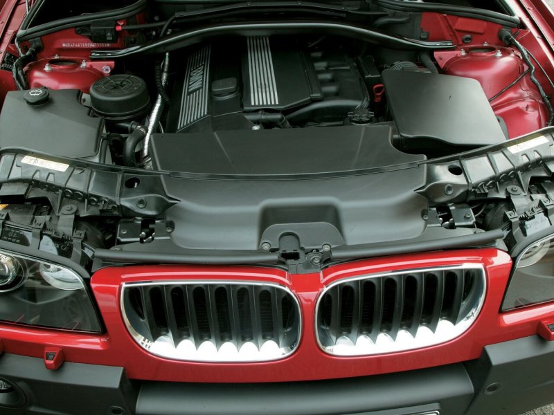 BMW x5 e53 4.4 под капотом