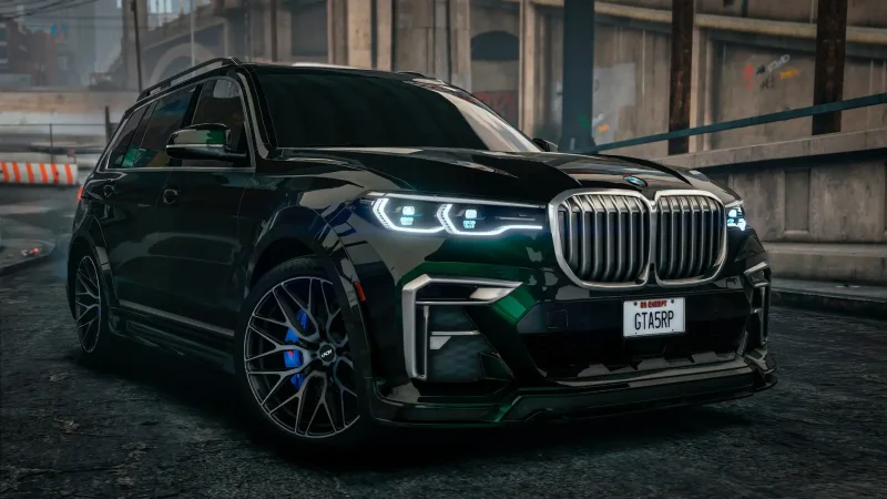 BMW x7 белый Tuning