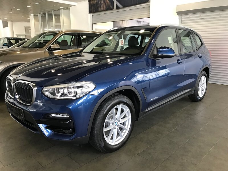 BMW x3 g01 синяя