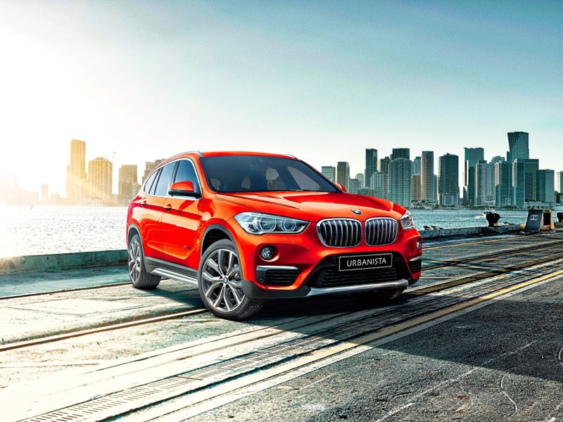 BMW x3 2018 красный