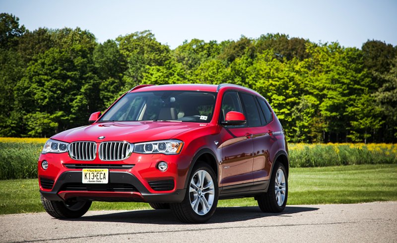 BMW x3 f25 красный