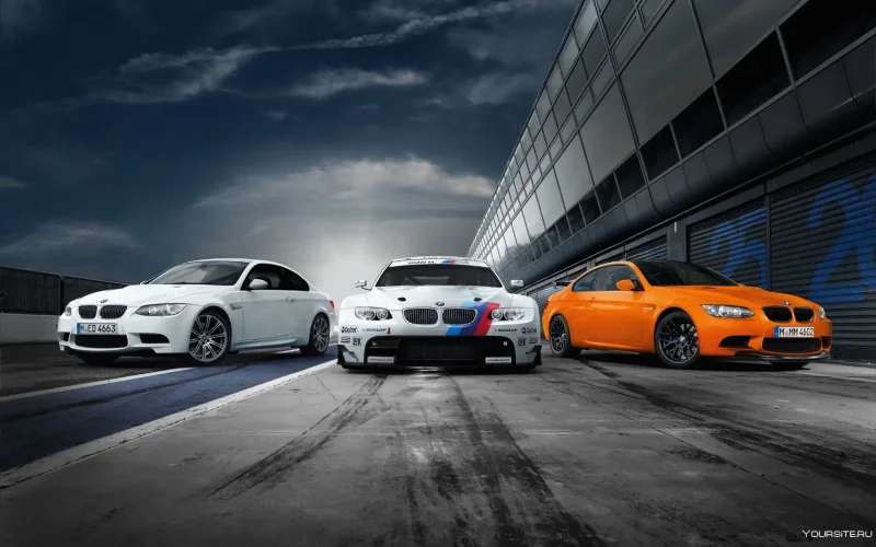 BMW m3 и Mercedes
