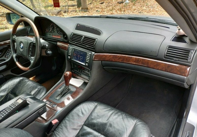 BMW 750il e38 салон