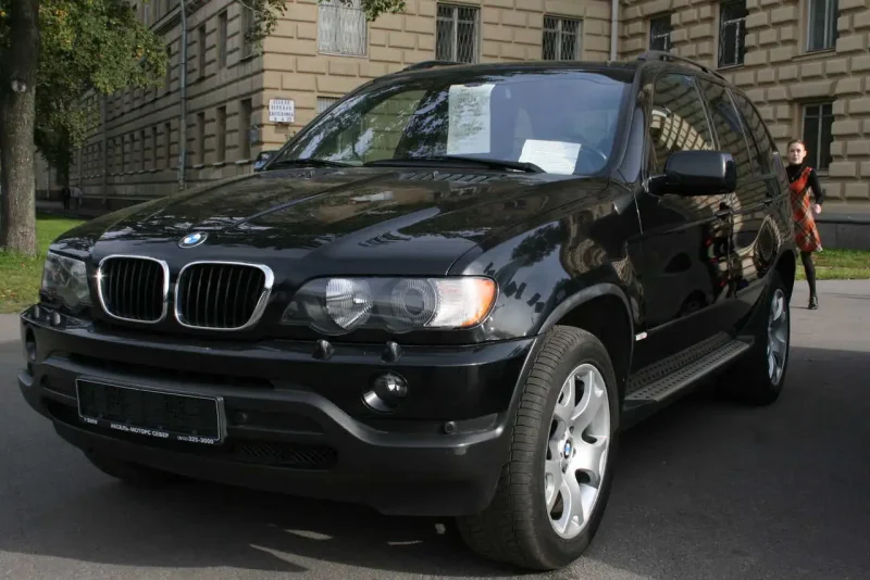 BMW x5 2003 черный