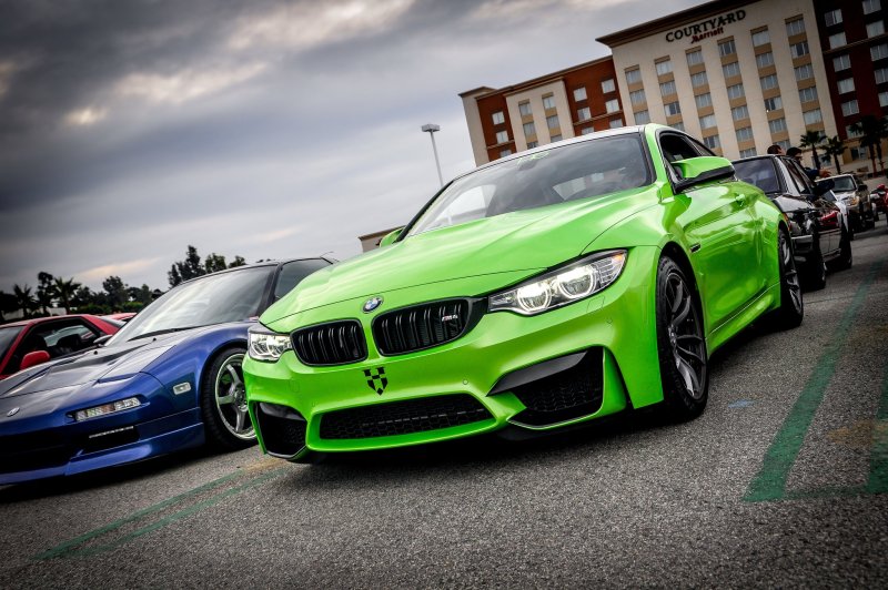 BMW m4 Lime