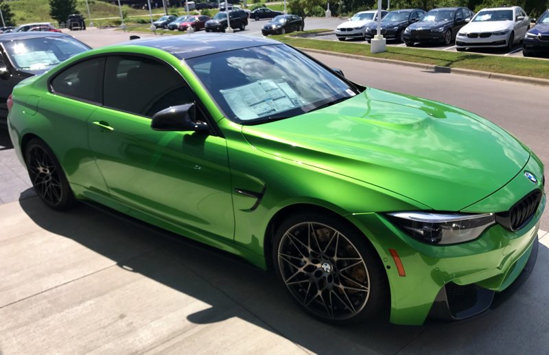 BMW m5 Green Metallic