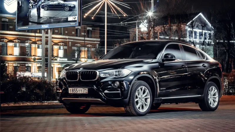 BMW x6 m черная