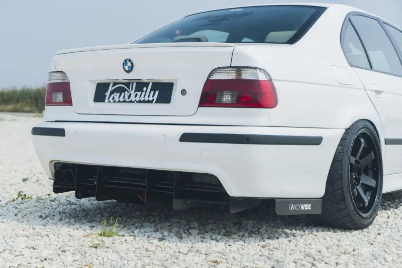 E46 сплиттер задний