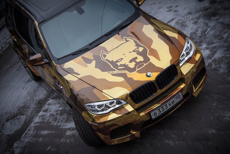 BMW x5m камуфляж