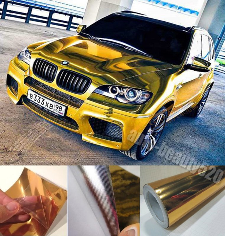 BMW x5 e70 черный матовый хром