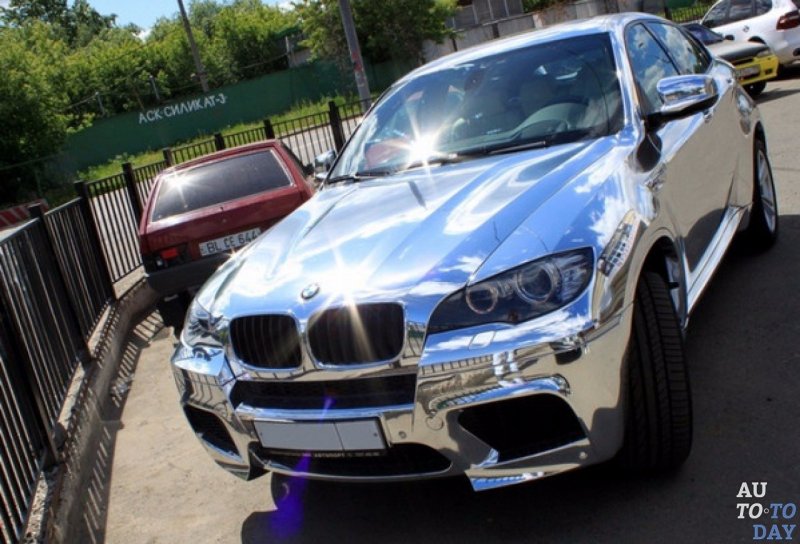 Хромированная BMW x6