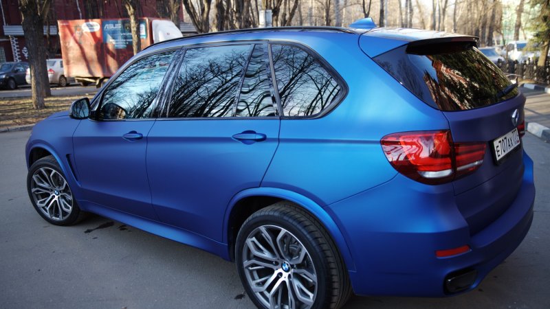 BMW тюнингованные x6 синие