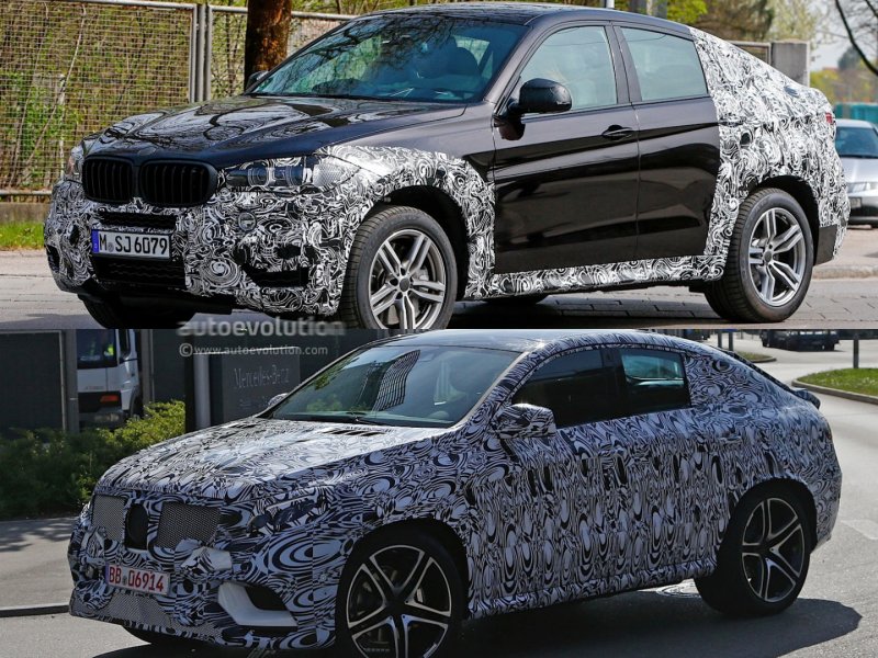 BMW x6 vs Mercedes GLK Coupe