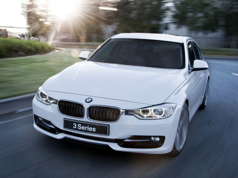 BMW f30 белая