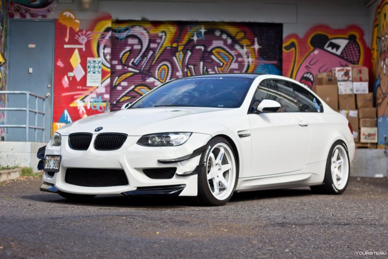 BMW m3 белая