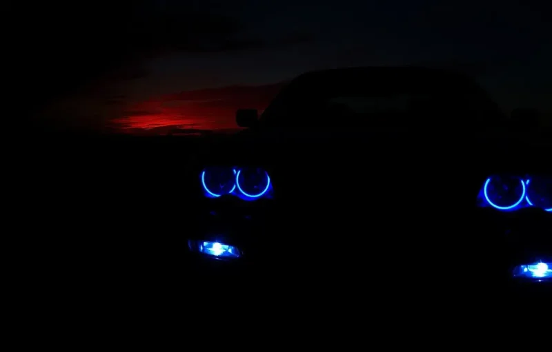 BMW 3 В темноте