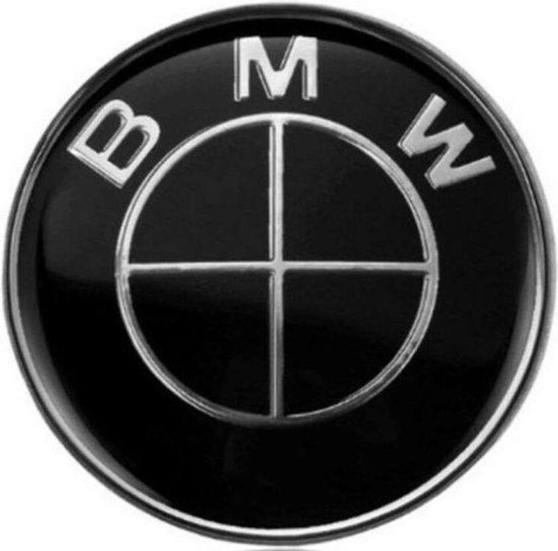 Эмблема BMW черная