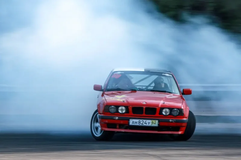 BMW е34 дрифт