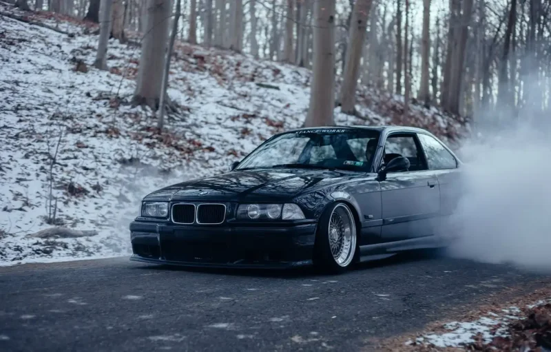 BMW e36 stance