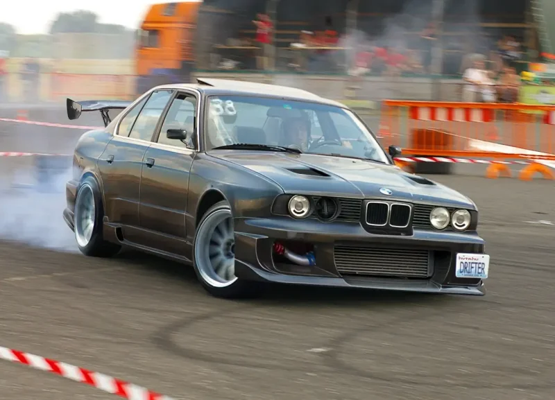 BMW e34 дрифт