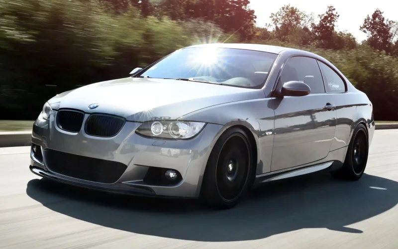 BMW 3 e92 Coupe серая