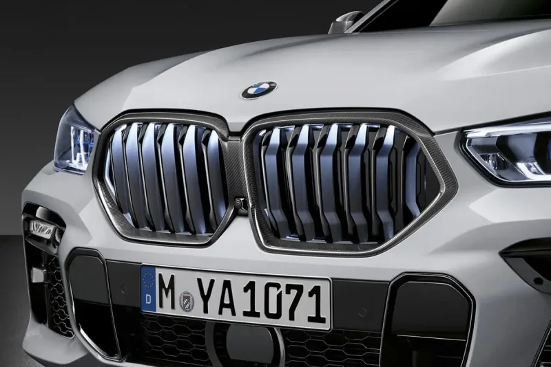 Черная решетка радиатора BMW x6 g06