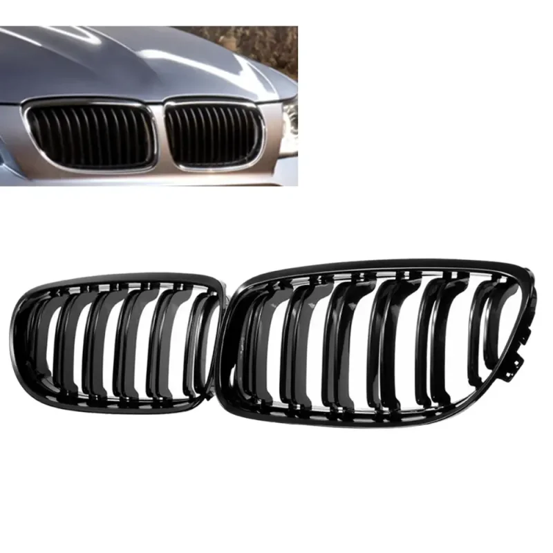 BMW e90 черная решетка
