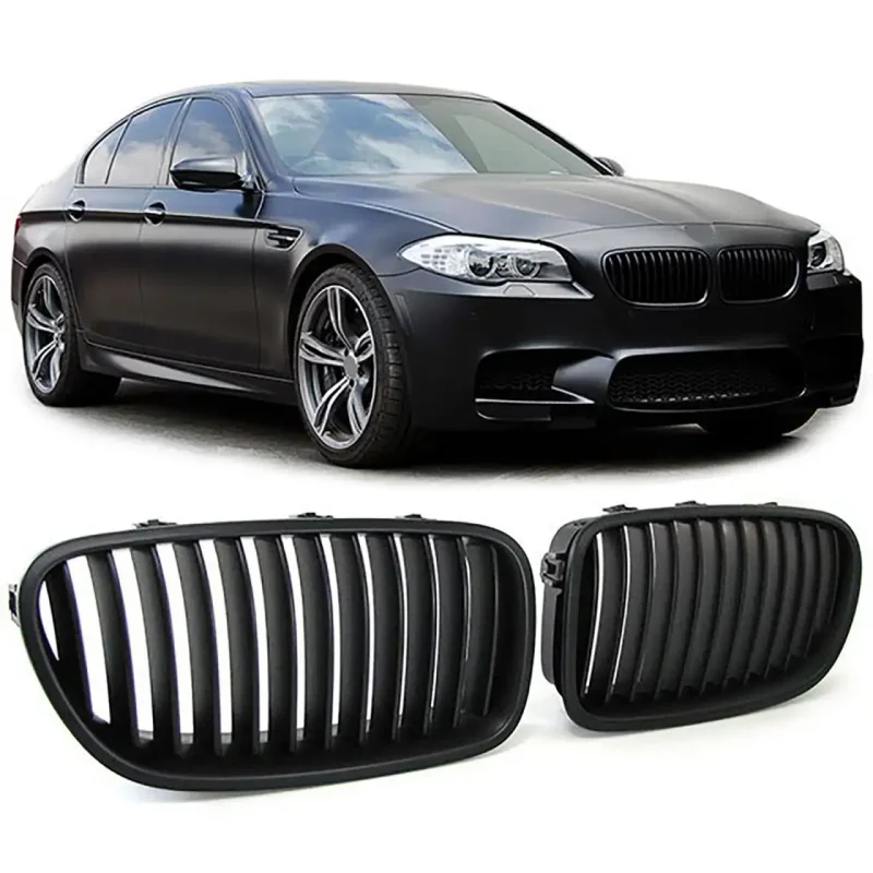 BMW f10 черная решетка