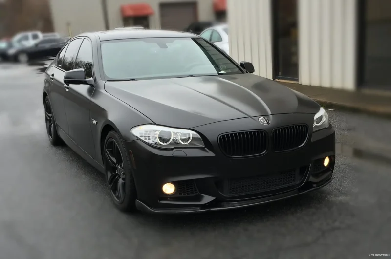 BMW f10 черный сатин